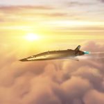 SKY Magnetar: Futuristic Commercial Hypersonic Concept Airplane by Oscar Vinals