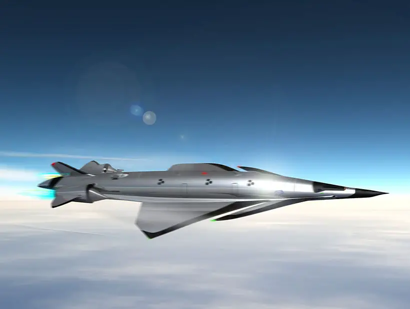 SKY Magnetar: Futuristic Commercial Hypersonic Concept Airplane by Oscar Vinals