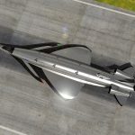 SKY Magnetar: Futuristic Commercial Hypersonic Concept Airplane by Oscar Vinals