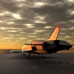 SKY Magnetar: Futuristic Commercial Hypersonic Concept Airplane by Oscar Vinals