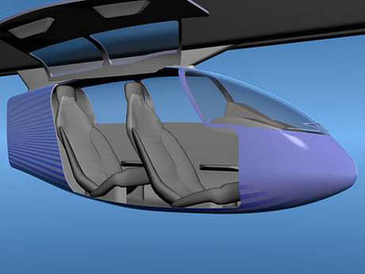 futuristic transportation with maglev system