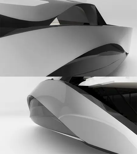 sleek boat concept by andrew bedov