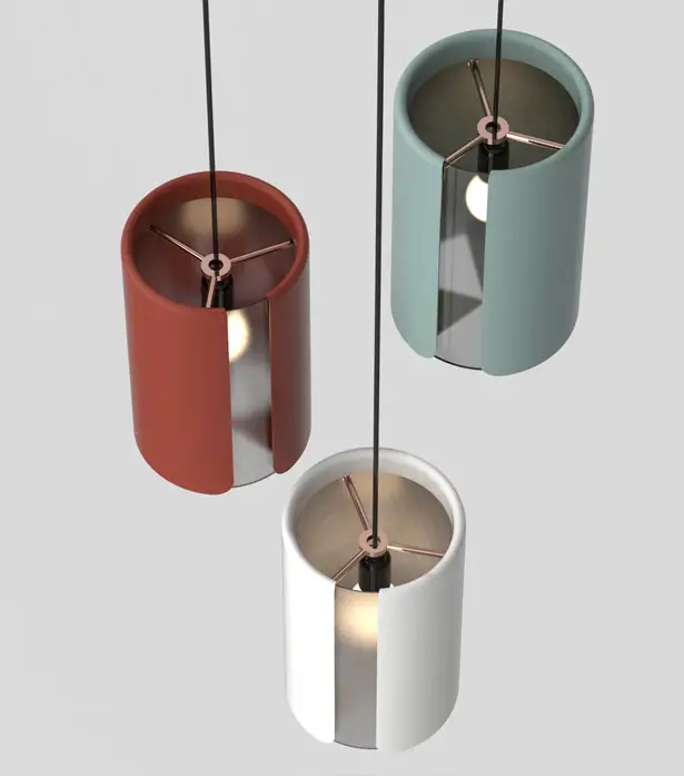 Sleeve Pendant Lamp Series by Neetica Pande