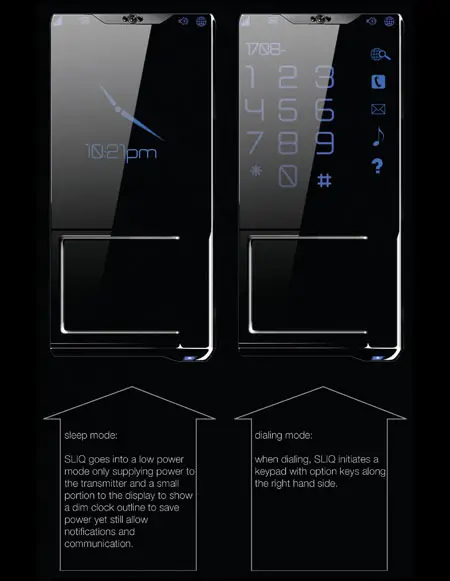 sliq cell phone concept