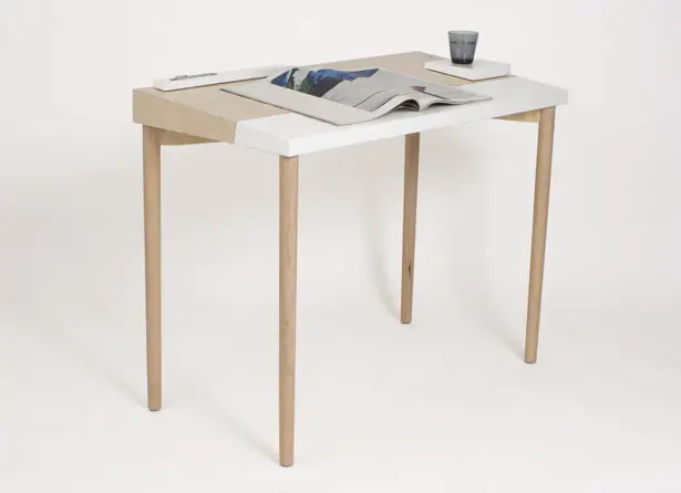 Slope Functional Desk Design by Jenk Design Office