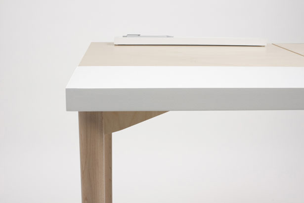 Slope Functional Desk Design by Jenk Design Office