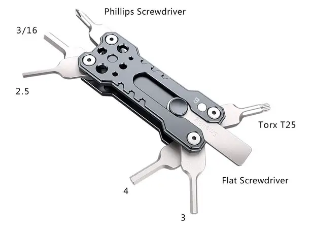 SMALLRIG Folding Screwdriver Kit Hunter