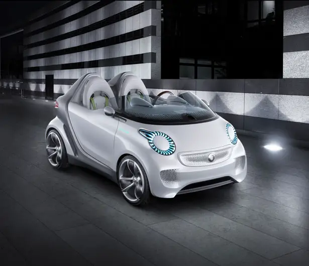 smart electric car concept