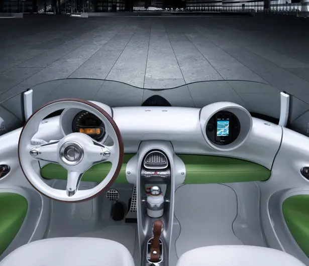 smart electric car concept
