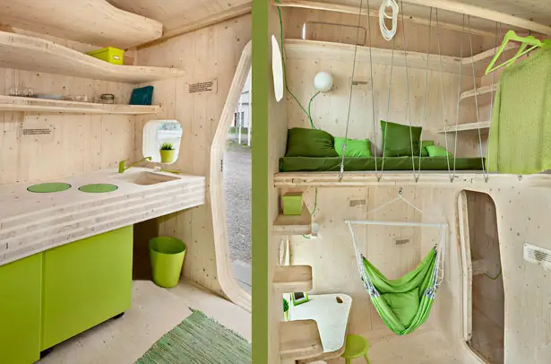 10-Square Meters Smart Student Unit Is A Smart, Green, and Affordable House for Student