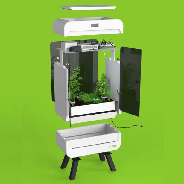 SmartGreenHouse Indoor Growing System by Massimo Battaglia