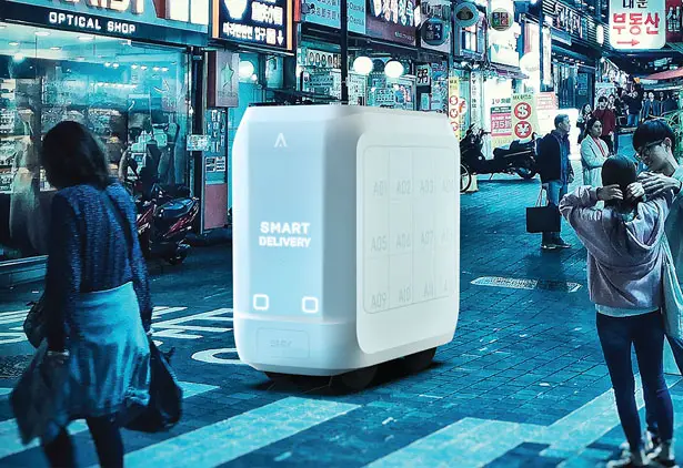 Futuristic Smartmoov Mobile Retail Kiosk by Rikardo Philipp