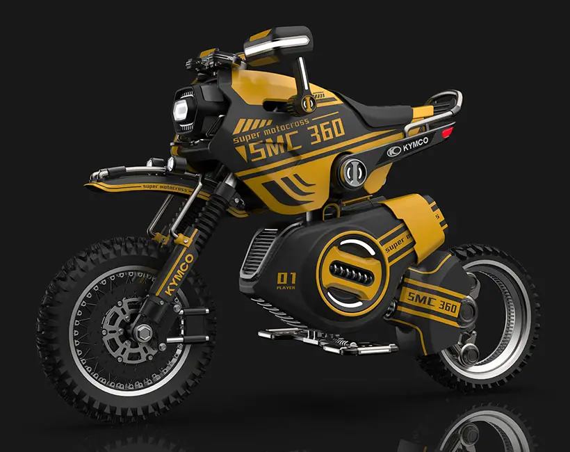 SMC-360 Off-Road Motorcycle Concept by Wei-Chi Chen, Ying-Cih Shao, Shu-Qing Ou, and Ching-Hsin Hsu