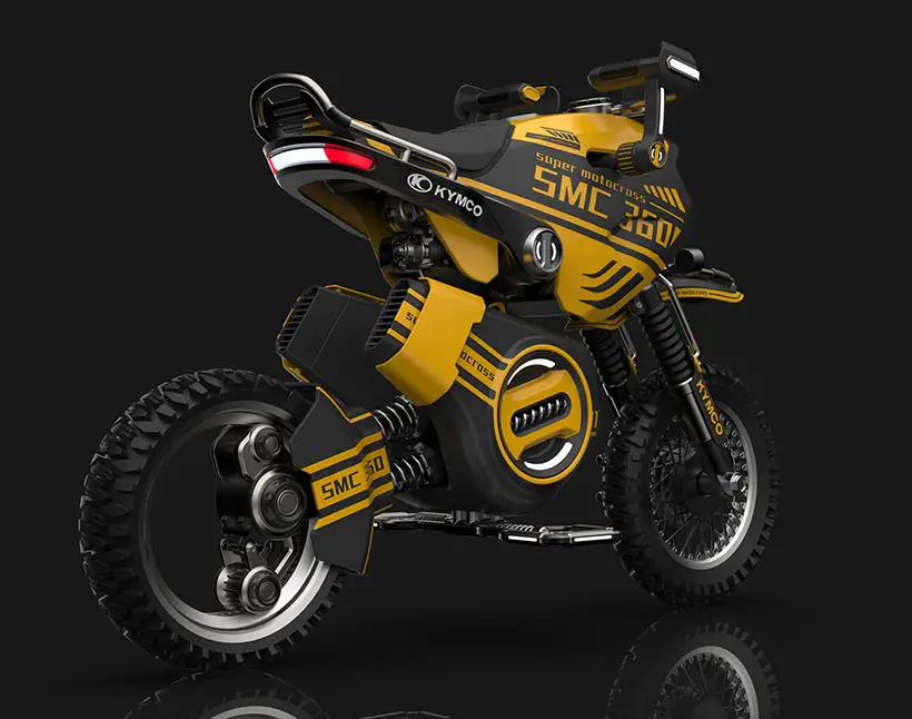 SMC-360 Off-Road Motorcycle Concept by Wei-Chi Chen, Ying-Cih Shao, Shu-Qing Ou, and Ching-Hsin Hsu