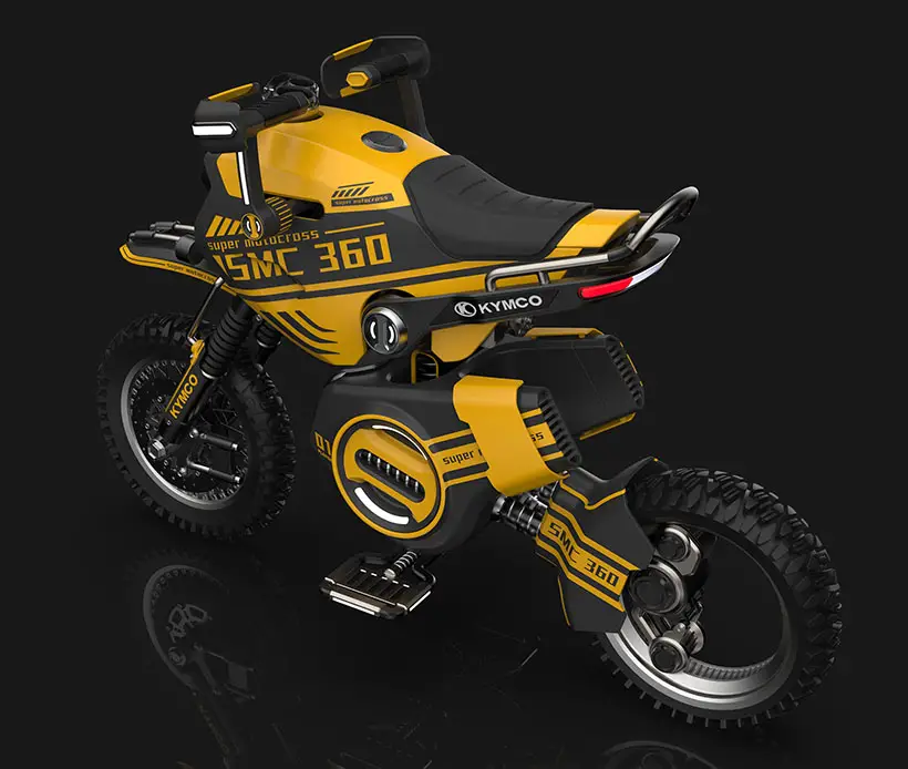 SMC-360 Off-Road Motorcycle Concept by Wei-Chi Chen, Ying-Cih Shao, Shu-Qing Ou, and Ching-Hsin Hsu