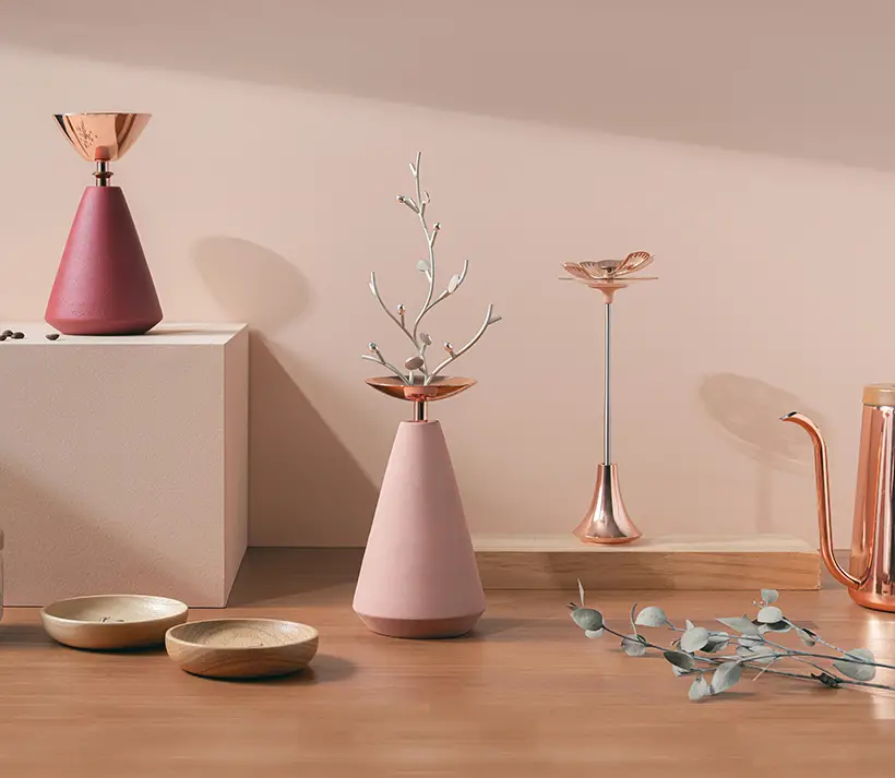 Smell the Flower Coffee Equipment by Forn Woei Koong Design Studio