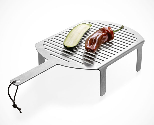 Smokestack Fireplace and Grill by Frederik Roije