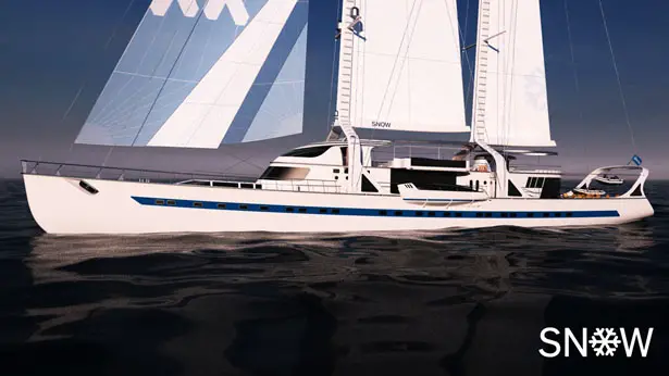 Snow 66 meters Sailing Yacht by DesignNobis