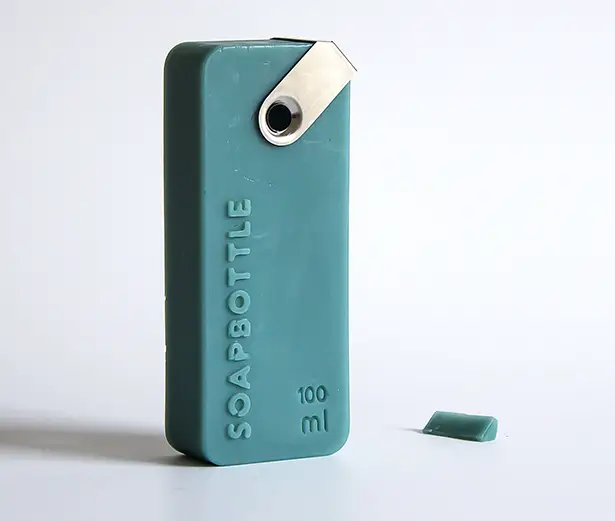 SoapBottle - Eco-Friendly Packaging Design Made from Soap