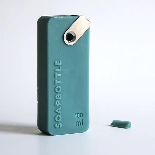 SoapBottle - Eco-Friendly Packaging Design Made from Soap