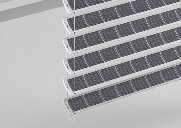Solar Blind Solar Panel Sunshade by Park Yonghwa, Lee Sang Jun, Hwang Ki Nam, and Lee Danbee
