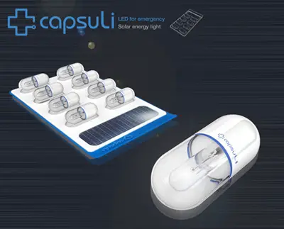 solar powered capsule LED