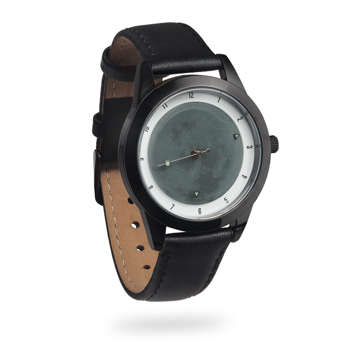 Cool Solar Eclipse Watch Features Black and White Animation as Its Face - Tuvie Design Cool Solar Eclipse Watch Features Black and White Animation as Its Face - Tuvie Design