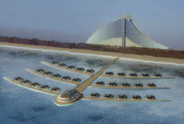 Solar Floating Resort (SFR) : Perfect Getaway Resort by Michele Puzzolante
