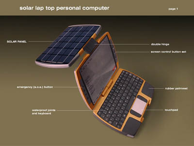 solar notebook concept
