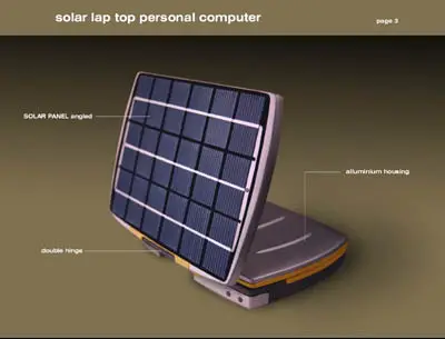 solar notebook independent power source