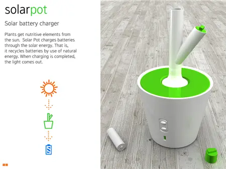 Solar Pot Can Charge Your Battery Under The Sun