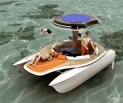 solar powered boat