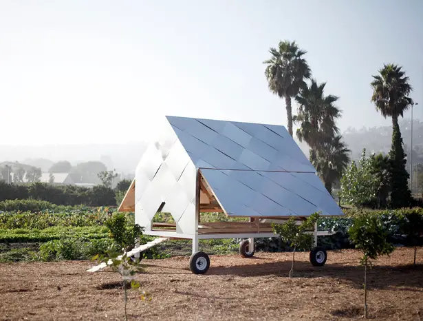 Solar Powered Chicken Caravan by Designers On Holiday (DOH)