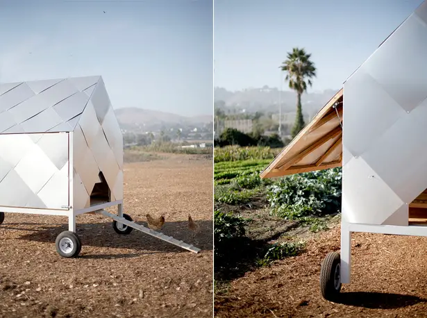 Solar Powered Chicken Caravan by Designers On Holiday (DOH)
