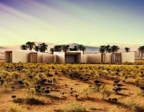 Solar-powered Desert Retreat by Baharash Architect