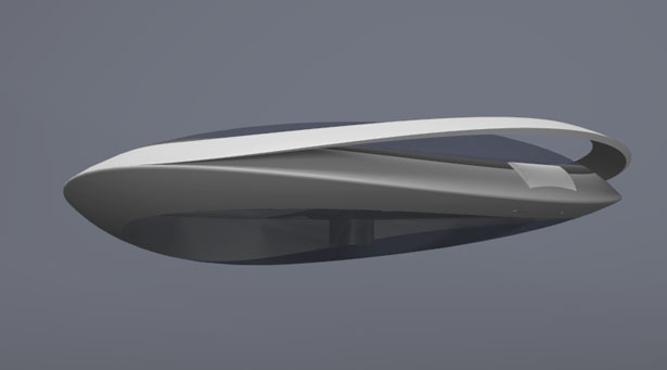 Solar Powered Sun Shade Fan Drone Concept by Mac Funamizu