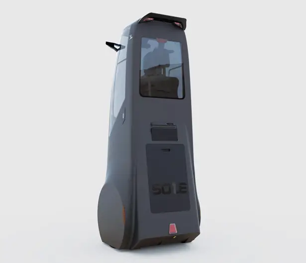 SOLE Stand-Up Car for Solo Commuters by Alaina Mickes and Boqiang Su