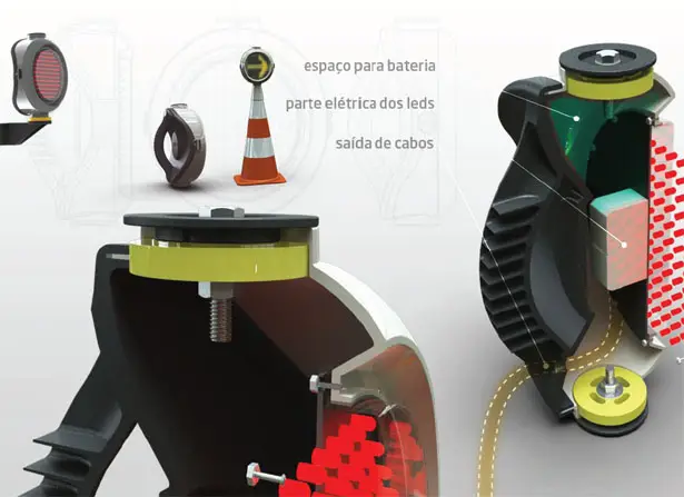 Modular Solo Traffic Light by Matheus Pinto