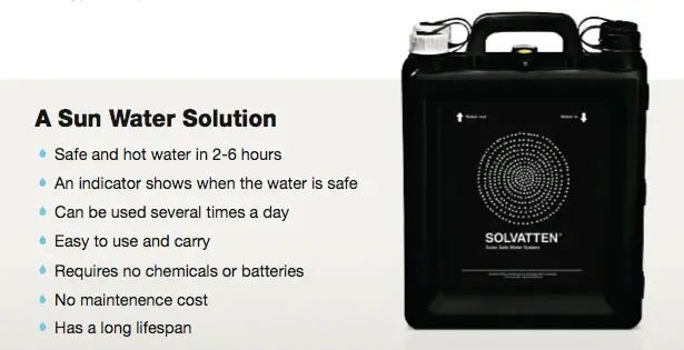 Solvatten Portable Water Container