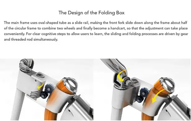 Somerset Folding Bike Features Oval Shaped Frame for Convenient Carrying in Public Transportation