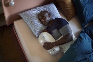 Somnox Sleep Robot Supports You to Have a Good Sleep through Breathing Regulation, Sounds, and Snuggling