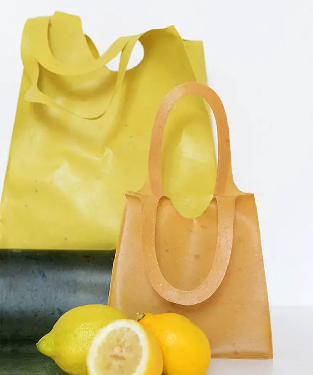 SONNET155 Biodegradable Bag Made of Waste Fruit Peels