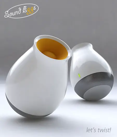 Sound Egg Speaker was Inspired by Tilting Dolls