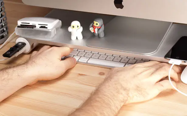 Space Bar Desk Organizer by Michael Cavada