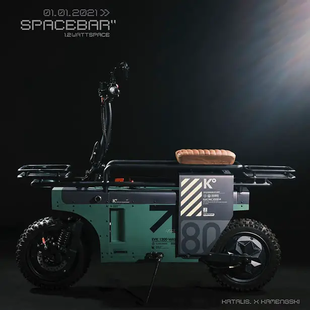Katalis x Kamengski Spacebar Folding Electric Scooter