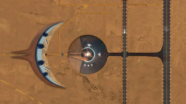 Spaceport America Design Proposal by James Law Cybertecture