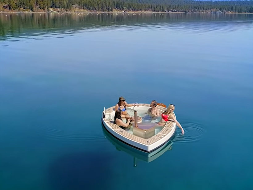 Spacruzzi Self-Heating Hot Tub Boat