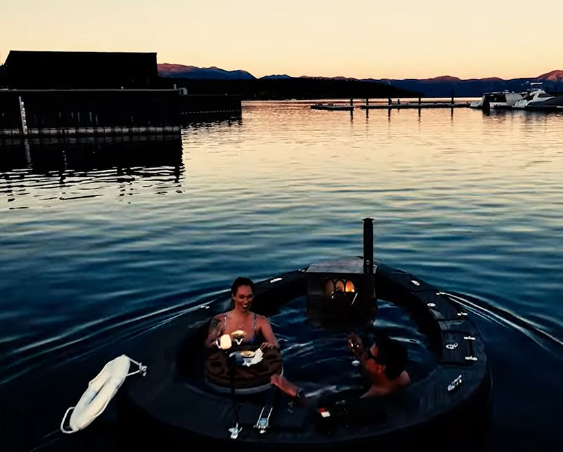 Spacruzzi Self-Heating Hot Tub Boat
