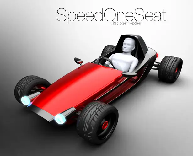 SpeedOneSeat Concept Car for Urban Areas