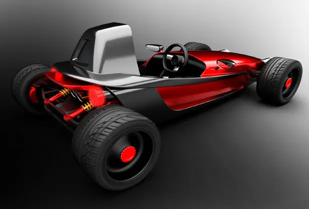 SpeedOneSeat Concept Vehicle by Hannes Fiechtner